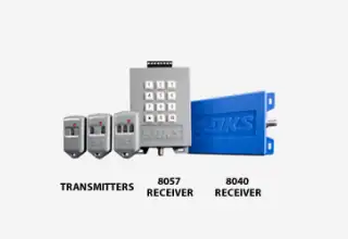 Sistema de control remoto MicroPLUS de DoorKing con alta seguridad de cifrado