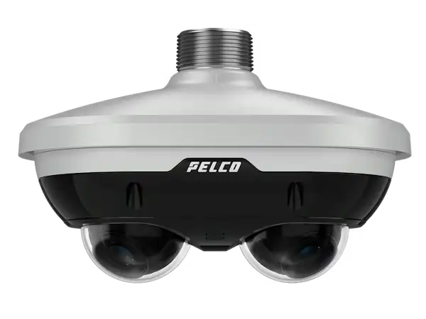 Cámara multidireccional Pelco Sarix Enhanced Duo de doble sensor para cobertura panorámica